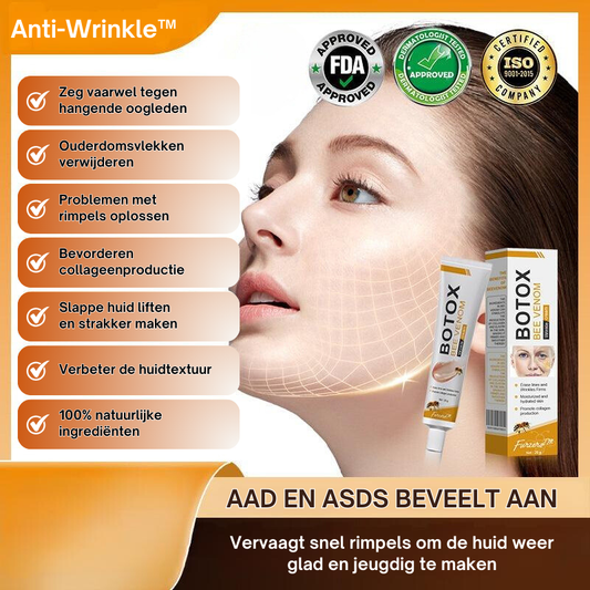 Anti-Wrinkle⢠| Botox Rimpelverwijdering Crème | 1+1 gratis
