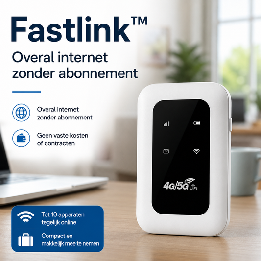FastLink Pocket Router | Altijd en overal razendsnel Internet