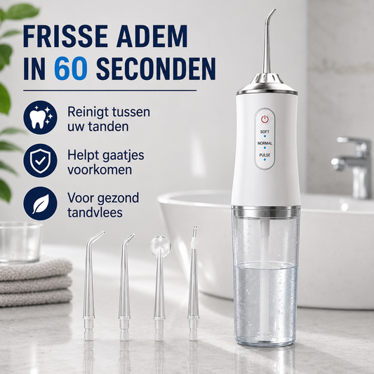 AquaDent™ | Frisse adem en schoon gebit in slechts 60 seconden