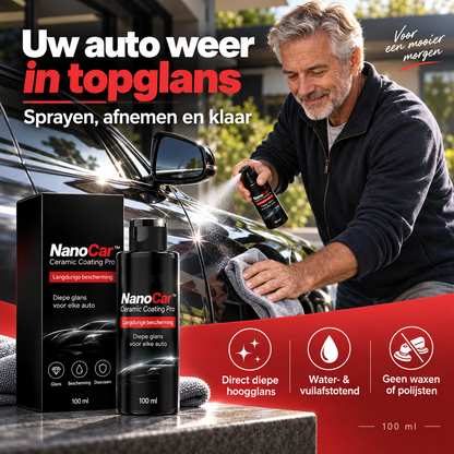 NanoCar™ | Laat uw auto weer glanzen zonder urenlang poetsen | 1+1 gratis