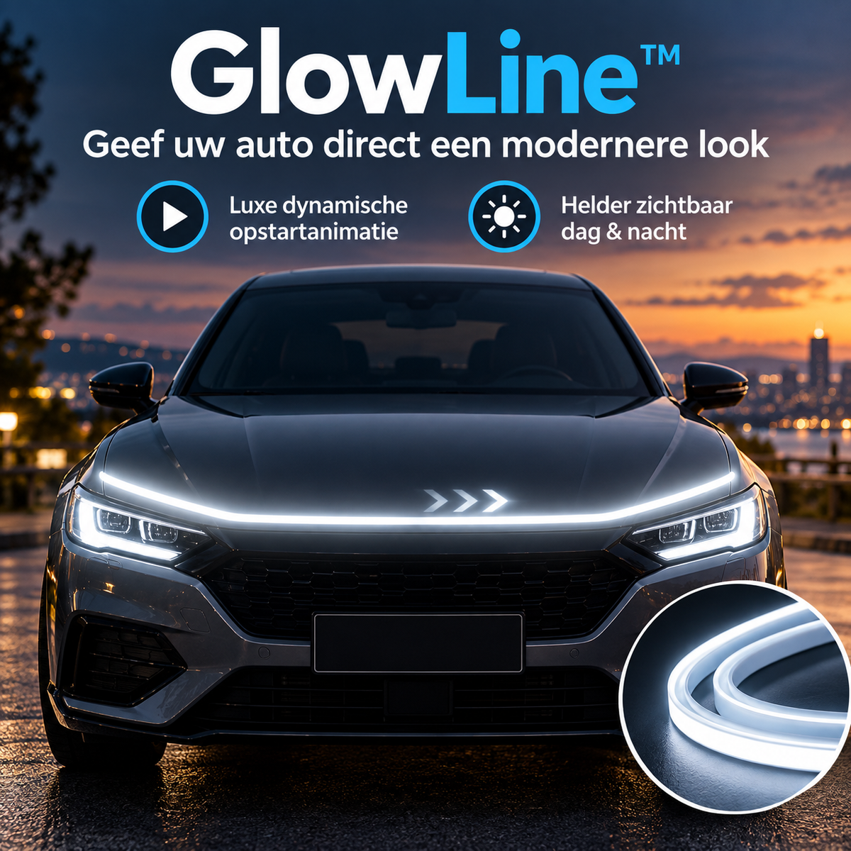 GlowLine™ | Geef uw auto direct een moderne, luxe LED-uitstraling