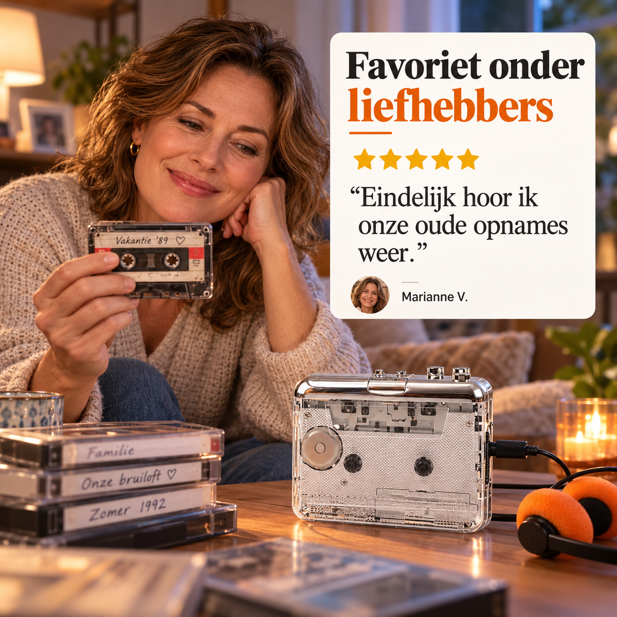 TapeSaver™ | Luister uw oude cassettes opnieuw & bewaar ze digitaal