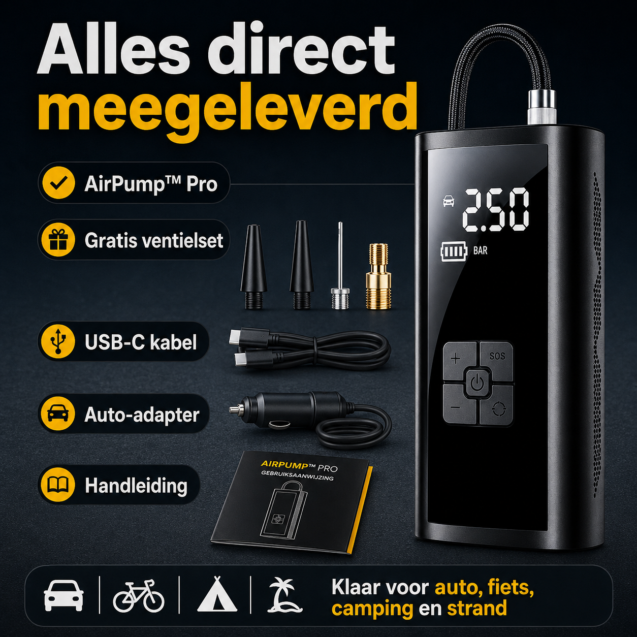 AirPump™ | Bespaar direct op brandstof en luchtkosten