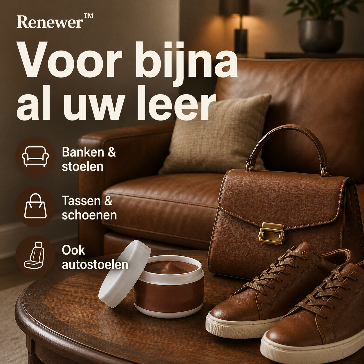 Renewer™ – De snelle oplossing voor beschadigd leer | 1+1 gratis