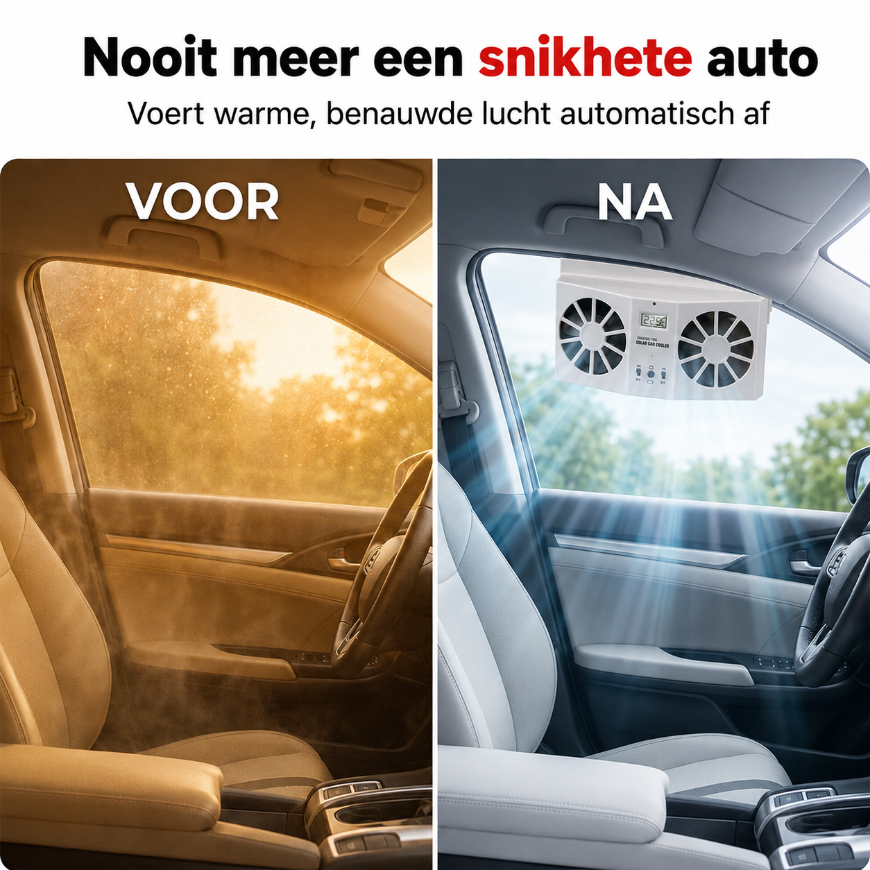 SolarBreeze™ | Nooit Meer Instappen In Een Snikhete Auto