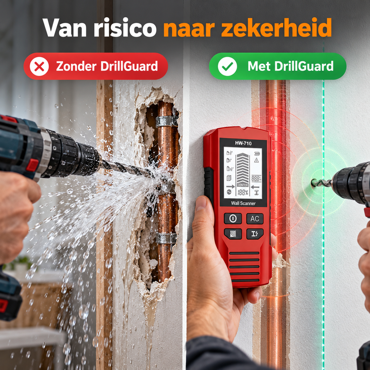 DrillGuard Pro – Jouw Slimme Oplossing voor Veilig Boren & Monteren