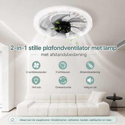 LumiBreeze™  Luxe Ventilator met Lamp