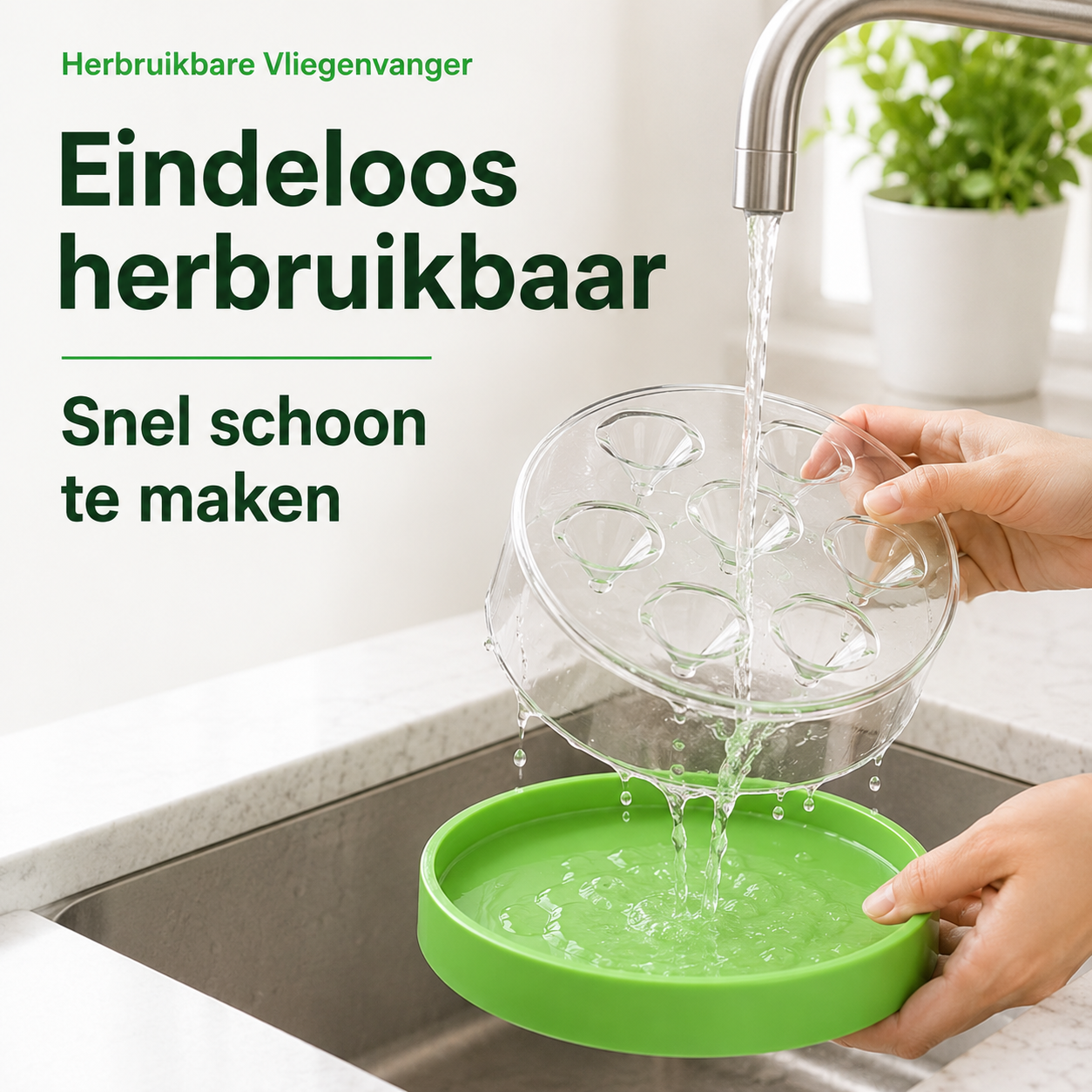 FlyTrap™ | De slimme, herbruikbare vliegenvanger voor een vliegvrij huis