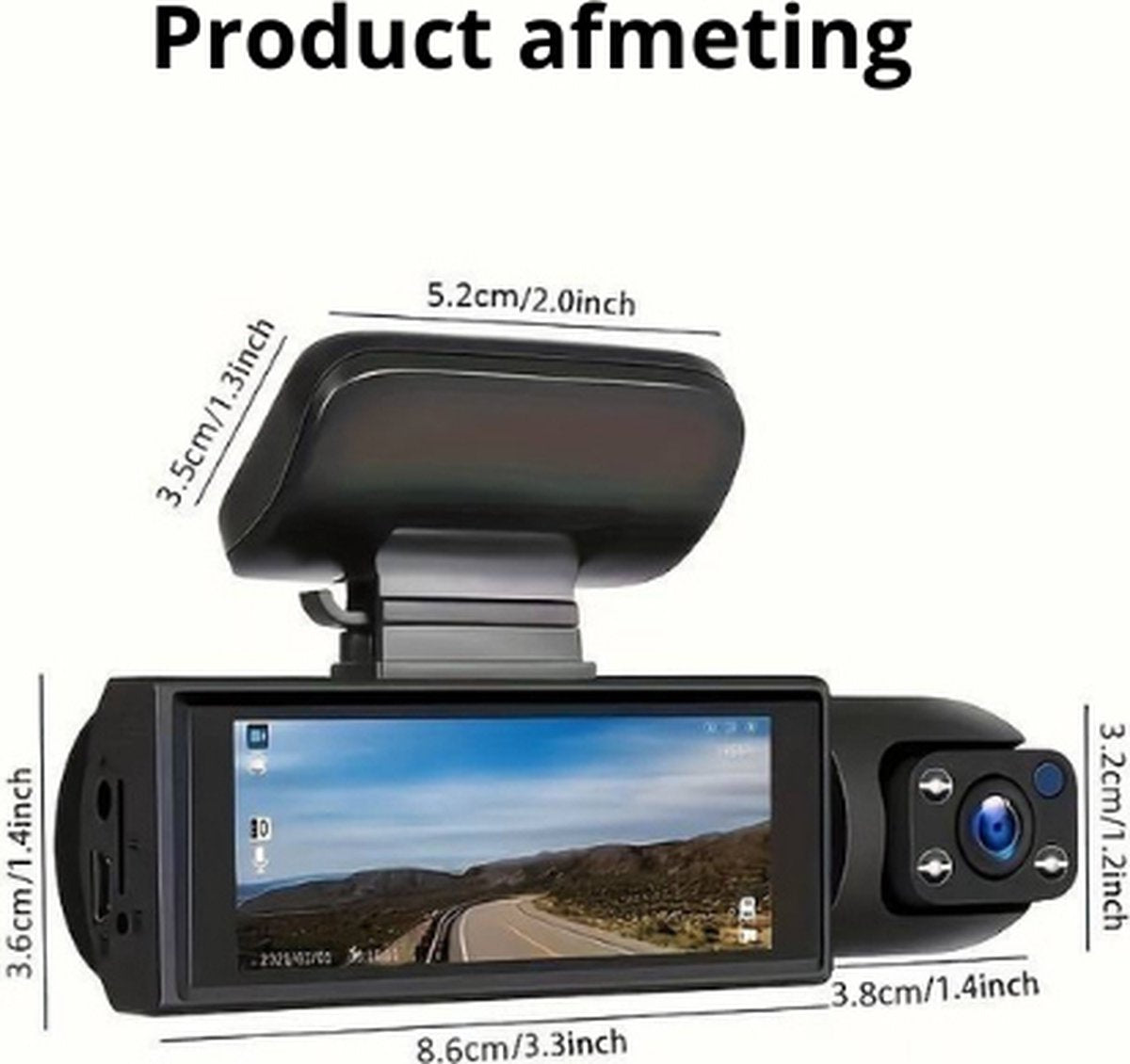 DualCam™ - Dubbele dashcam voor volledig zicht rondom