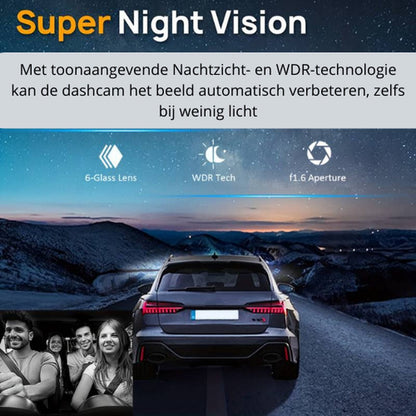 DualCam™ - Dubbele dashcam voor volledig zicht rondom