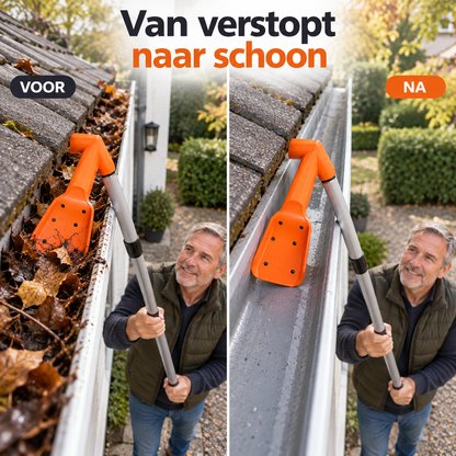 GootGemak™  | Maak uw dakgoot schoon vanaf de grond