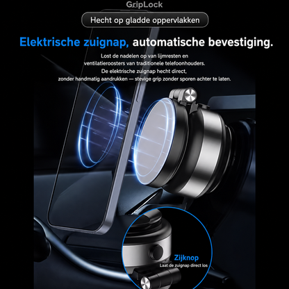 GripLock™ | De enige verplaatsbare telefoonhouder die écht stevig blijft zitten!