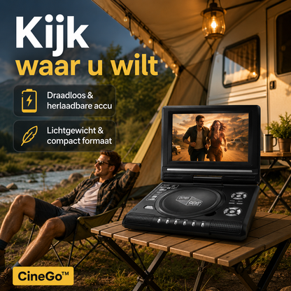 CineGo™ – Geen internet of stroom nodig: altijd en overal films kijken