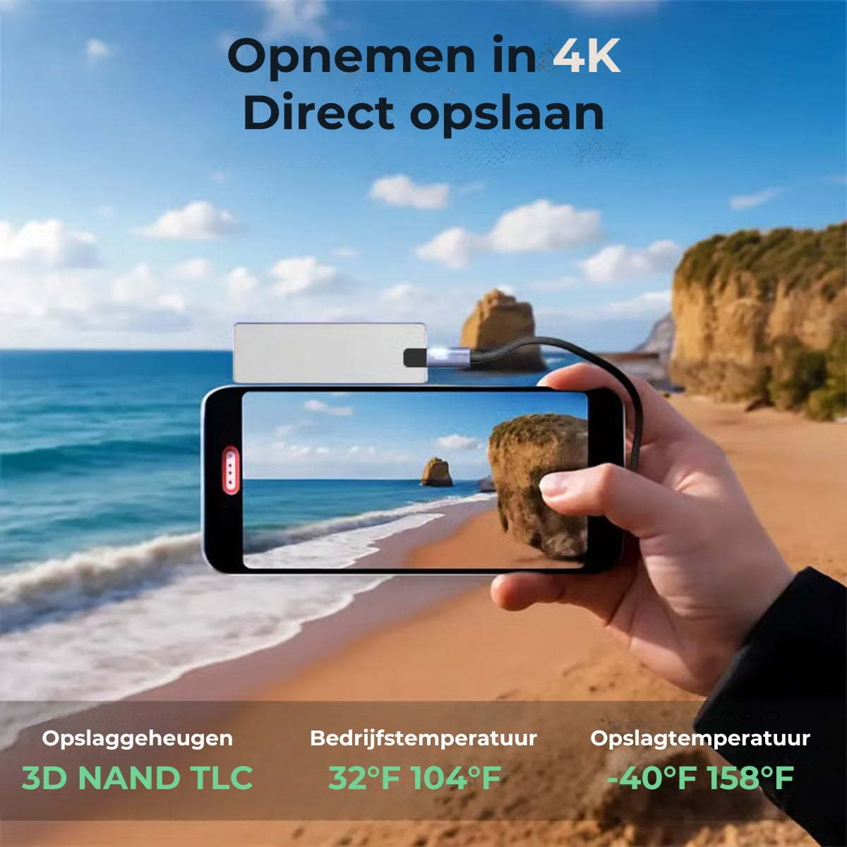 PhoneDisk™ | Nooit meer foto's en video's kwijt