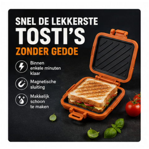 CrispyChef™ | Klaar in 3 minuten, zonder aangekoekte etensresten - PFAS-vrij