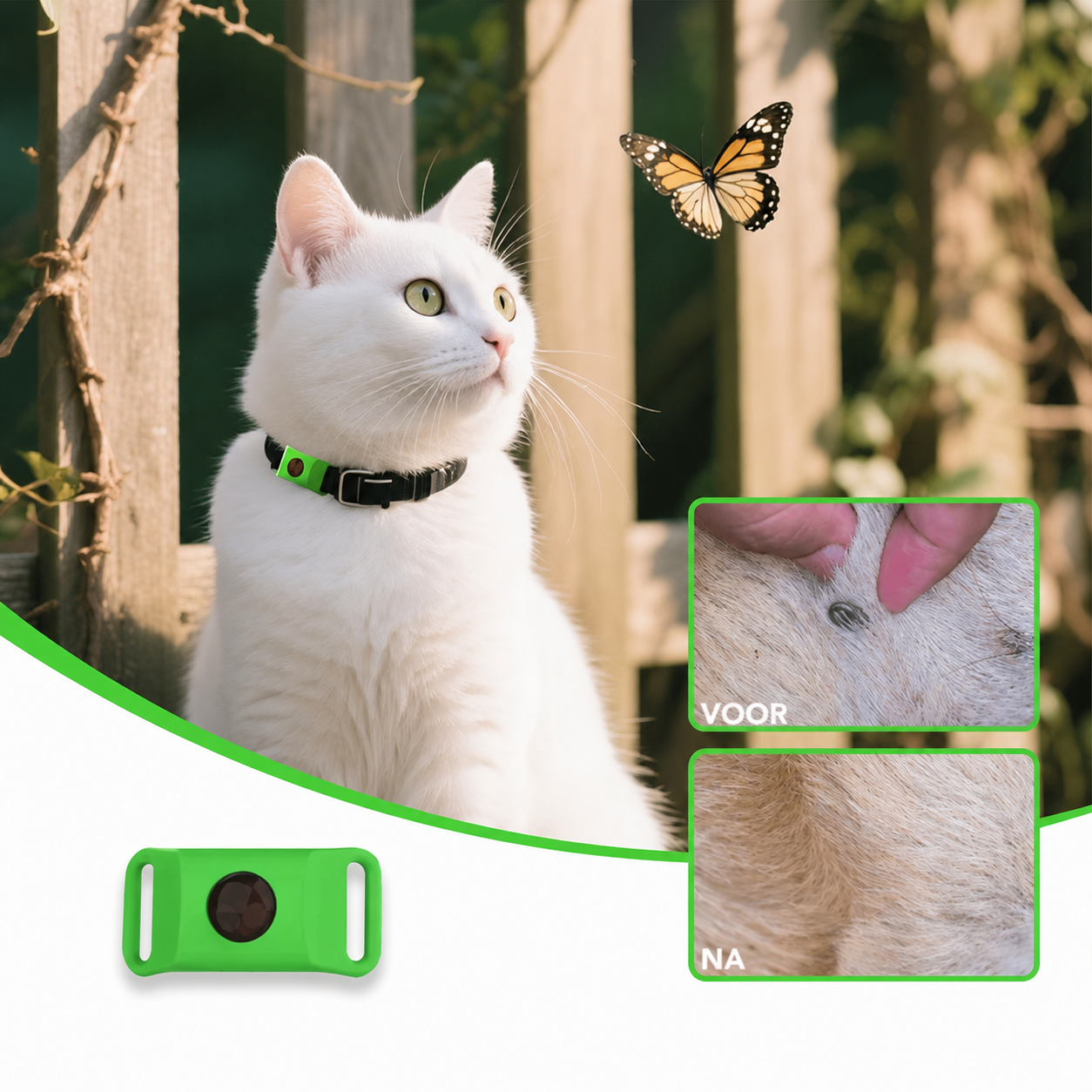 TickOff™ | 12 maanden natuurlijke bescherming tegen vlooien en teken | 1+1 GRATIS