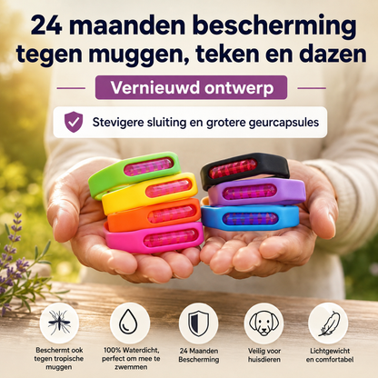 MosquitoShield™ | Natuurlijke bescherming tegen muggen en teken | 1+2 gratis