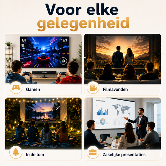 BeamBox 4K | Verander elke ruimte in een gigantische bioscoop
