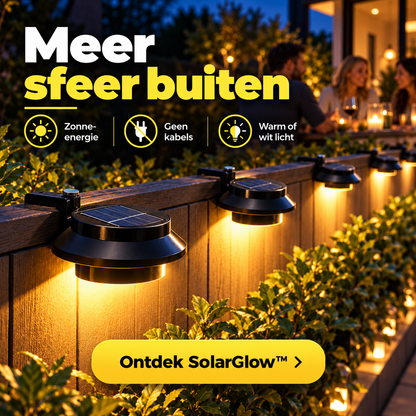 SolarGlow™ | Verlicht uw tuin zonder kabels, stopcontact of stroomkosten | 1+1 gratis