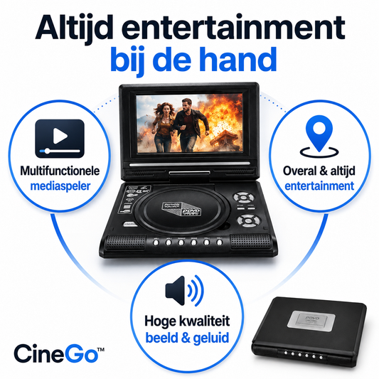 CineGo™ – Geen internet of stroom nodig: altijd en overal films kijken