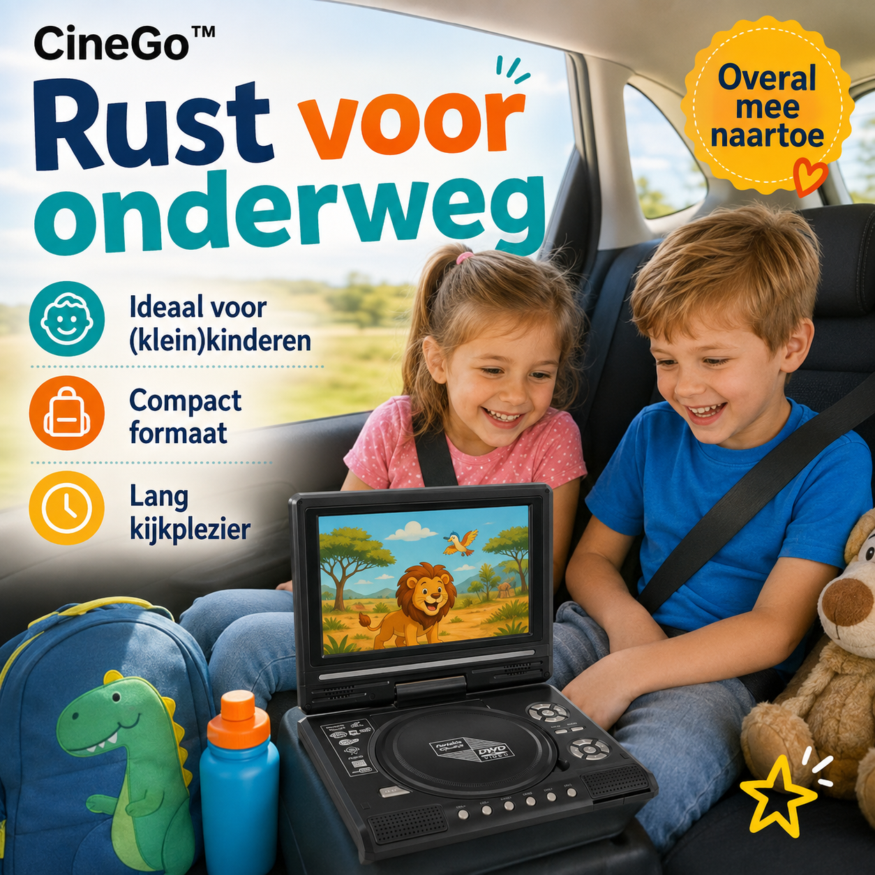 CineGo™ – Geen internet of stroom nodig: altijd en overal films kijken