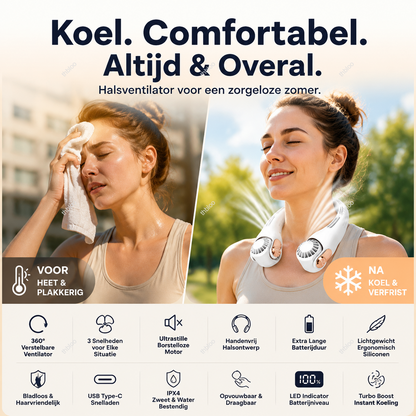 AirBreeze™ | Ontsnap Direct Aan De Verstikkende Zomerhitte