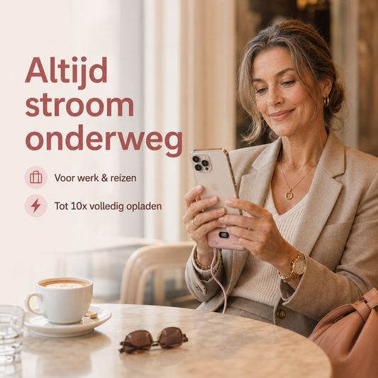 PowerPod™ | Tot 10 keer uw telefoon opladen zonder stopcontact