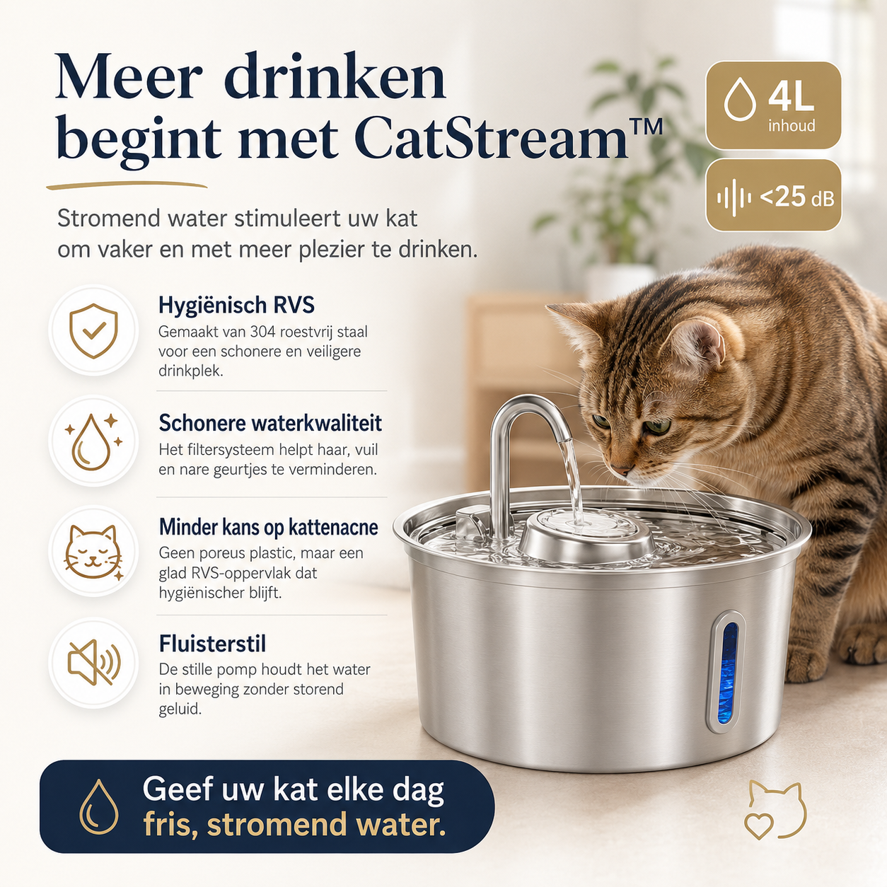CatStream™ | De Ultieme Levensverzekering Voor De Nieren Van Uw Kat