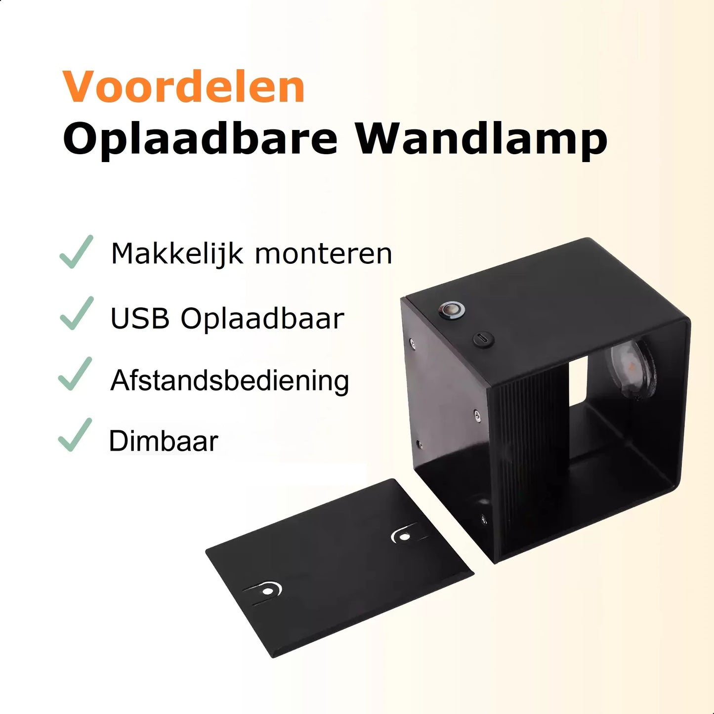 LightCube | Draadloos Gemak | Met Afstandsbediening