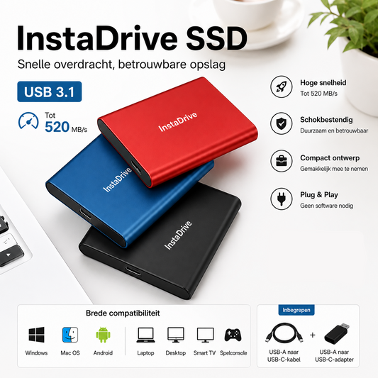 InstaDrive™ | Direct een Snelle Computer & Nooit Meer Vol Geheugen