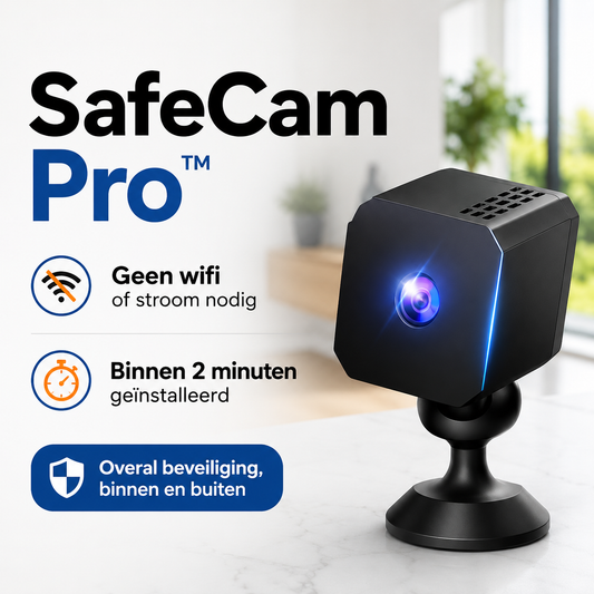 SafeCam Pro™ | Altijd beveiligd – zelfs zonder internet of stroom