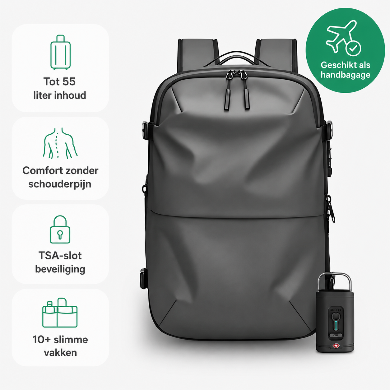 VacuPack™ Pro | Bespaar Op Ruimbagage – Compact Reizen Zonder Inpakstress