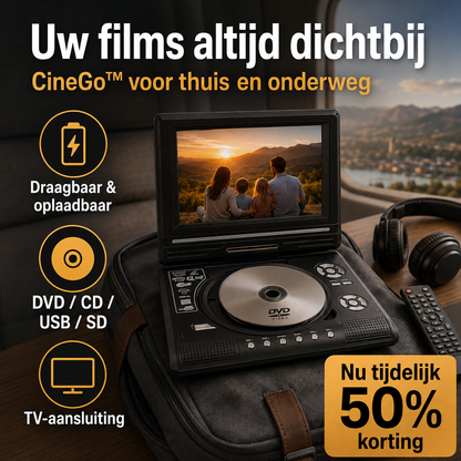 CineGo™ – Geen internet of stroom nodig: altijd en overal films kijken