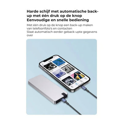 PhoneDisk™ | Nooit meer foto's en video's kwijt