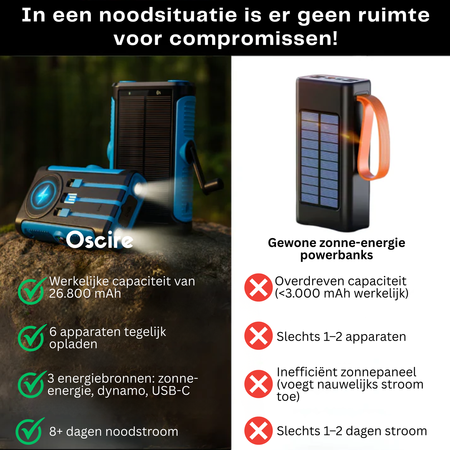 SolarPower™ | Betrouwbare stroom in noodsituaties
