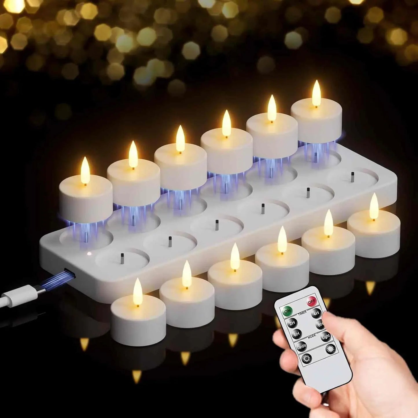 Oplaadbare LED Kaarsen