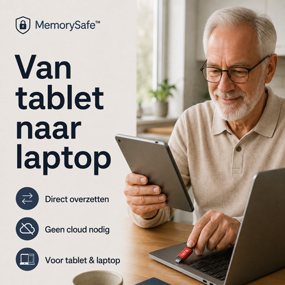 MemorySafe™ | Bewaar alles wat belangrijk is op één veilige opslagstick