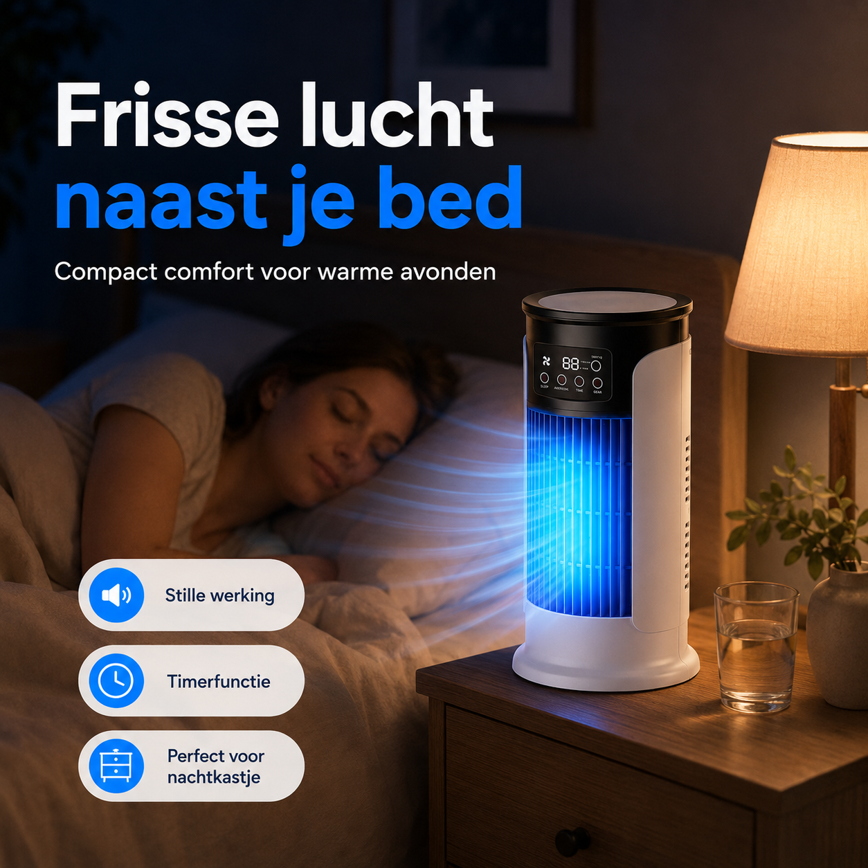 HydroBreeze™ draagbare airco | Directe Verkoeling Waar U Ook Bent
