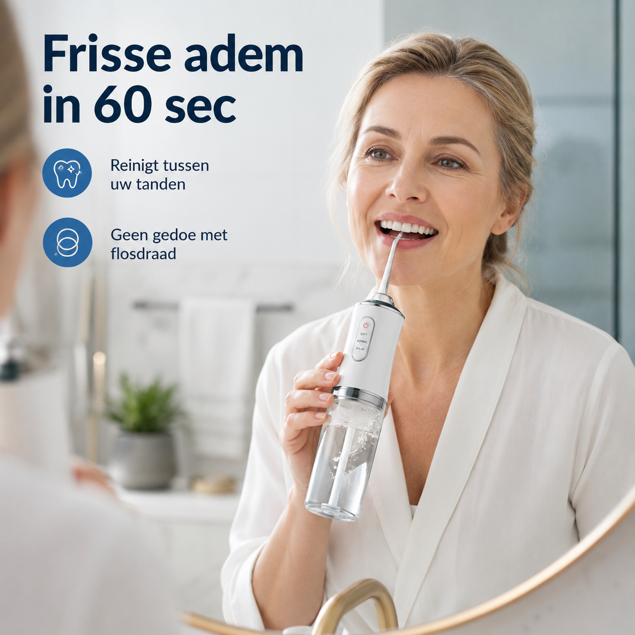 AquaDent™ | Frisse adem en schoon gebit in slechts 60 seconden