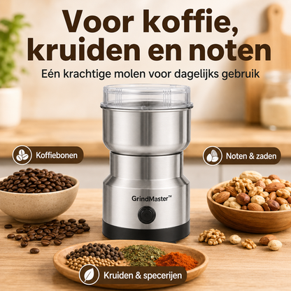 GrindMaster™ | De enige molen met onverwoestbaar RVS, zonder microplastic