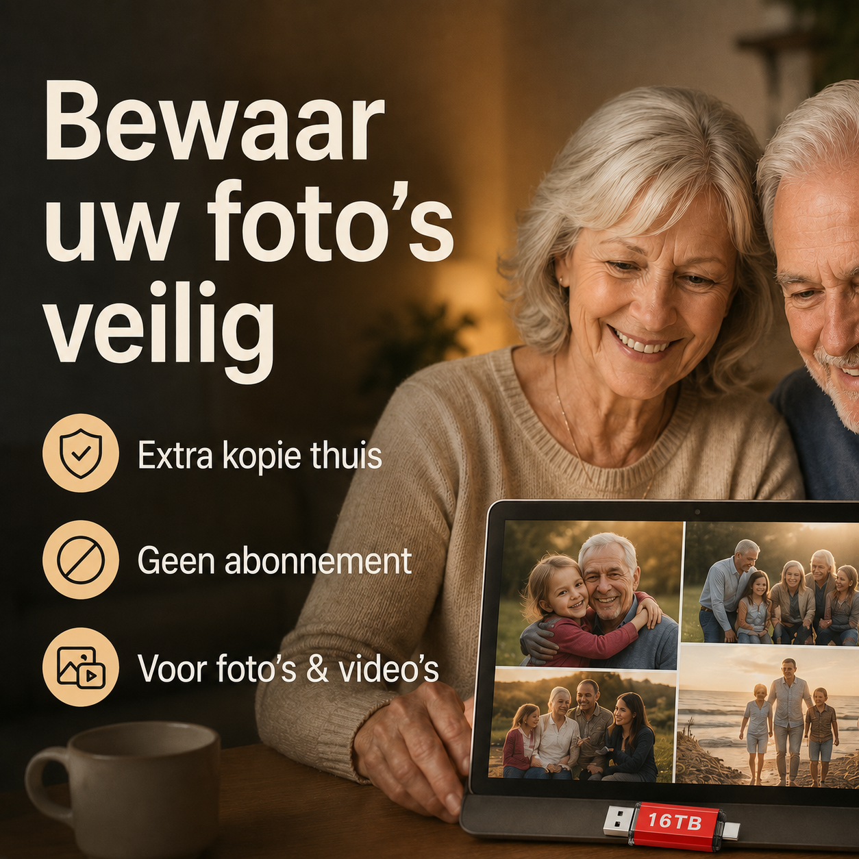 MemorySafe™ | Bewaar alles wat belangrijk is op één veilige opslagstick