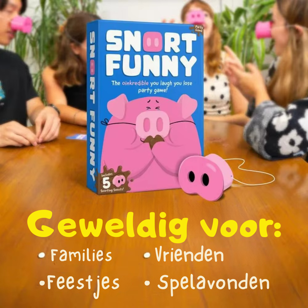FunnySnort™ | De leukste partygame voor gegarandeerd lachen!