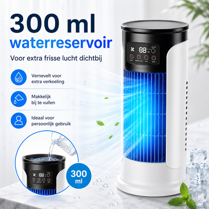 HydroBreeze™ draagbare airco | Directe Verkoeling Waar U Ook Bent