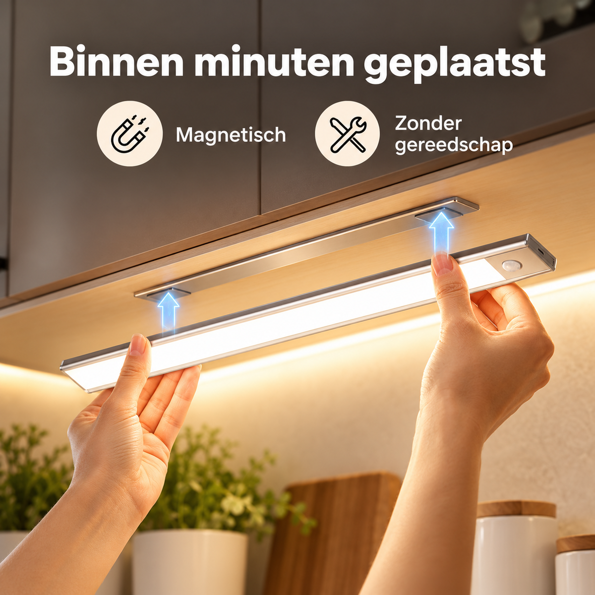 Lumosense™ | Overal automatisch licht zonder boren, kabels of stopcontact | 1+1 gratis