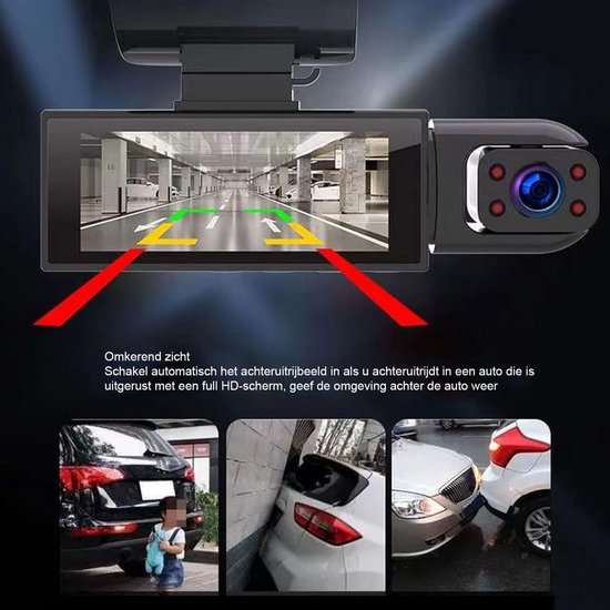 DualCam™ - Dubbele dashcam voor volledig zicht rondom