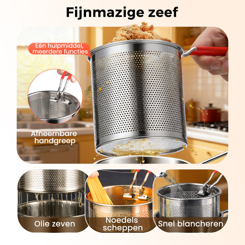 FryPan™ | Échte krokante frietjes zonder gedoe met een frituurpan