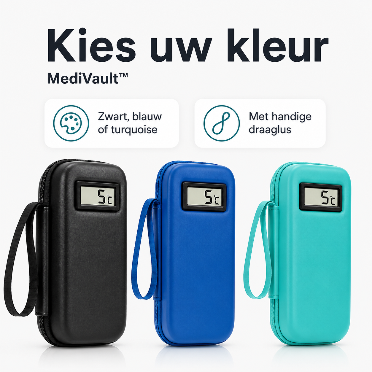 Medivault™ – Voorkomt bederf & houdt Insuline en medicijnen 8 uur gekoeld