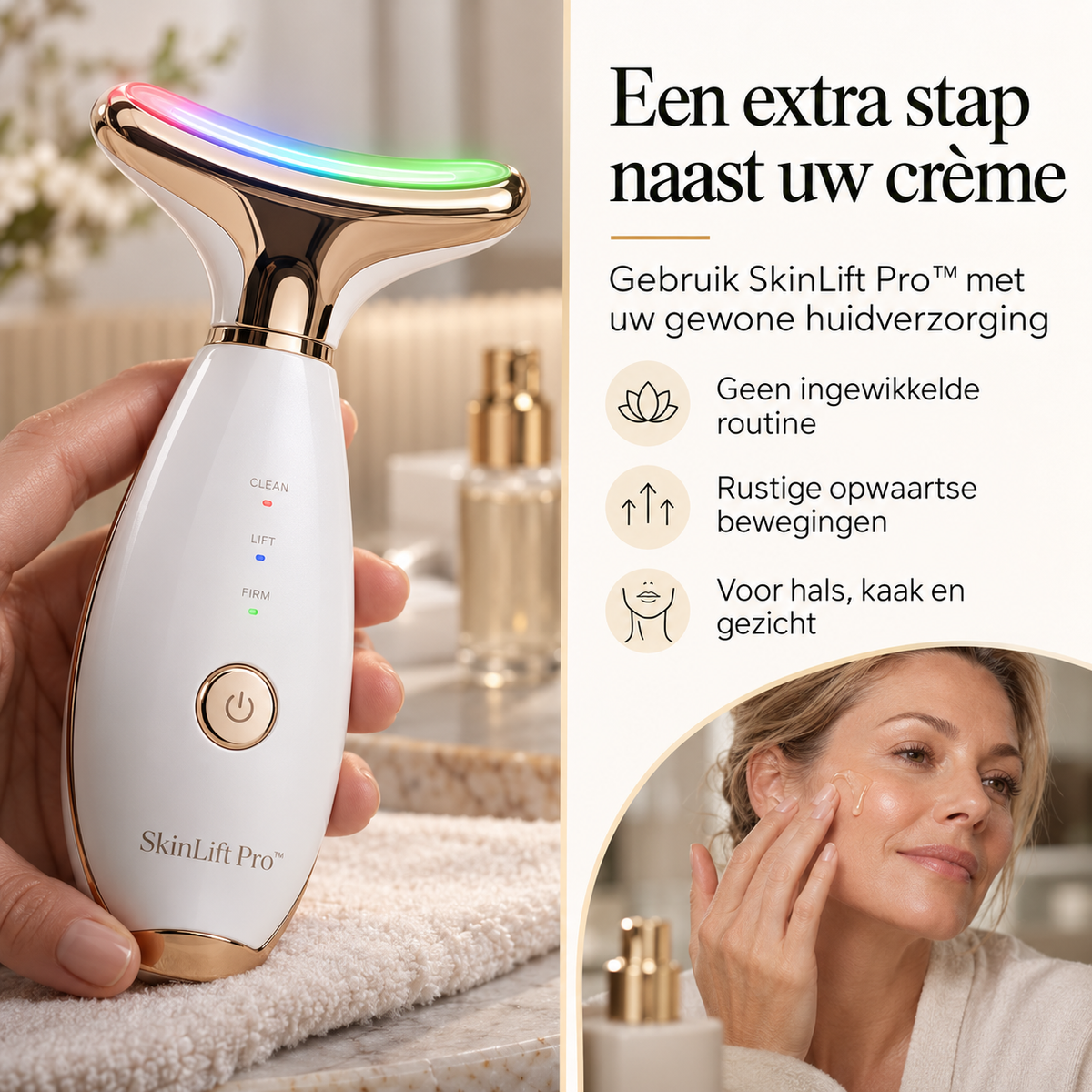 SkinLift Pro™ | Voor een strakker gezicht, stevigere hals & jongere uitstraling
