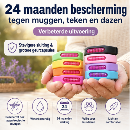 MosquitoShield™ | Natuurlijke bescherming tegen muggen en teken | 1+2 gratis