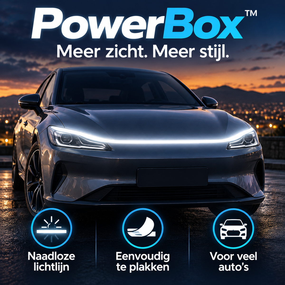 GlowLine™ | Geef uw auto direct een moderne, luxe LED-uitstraling